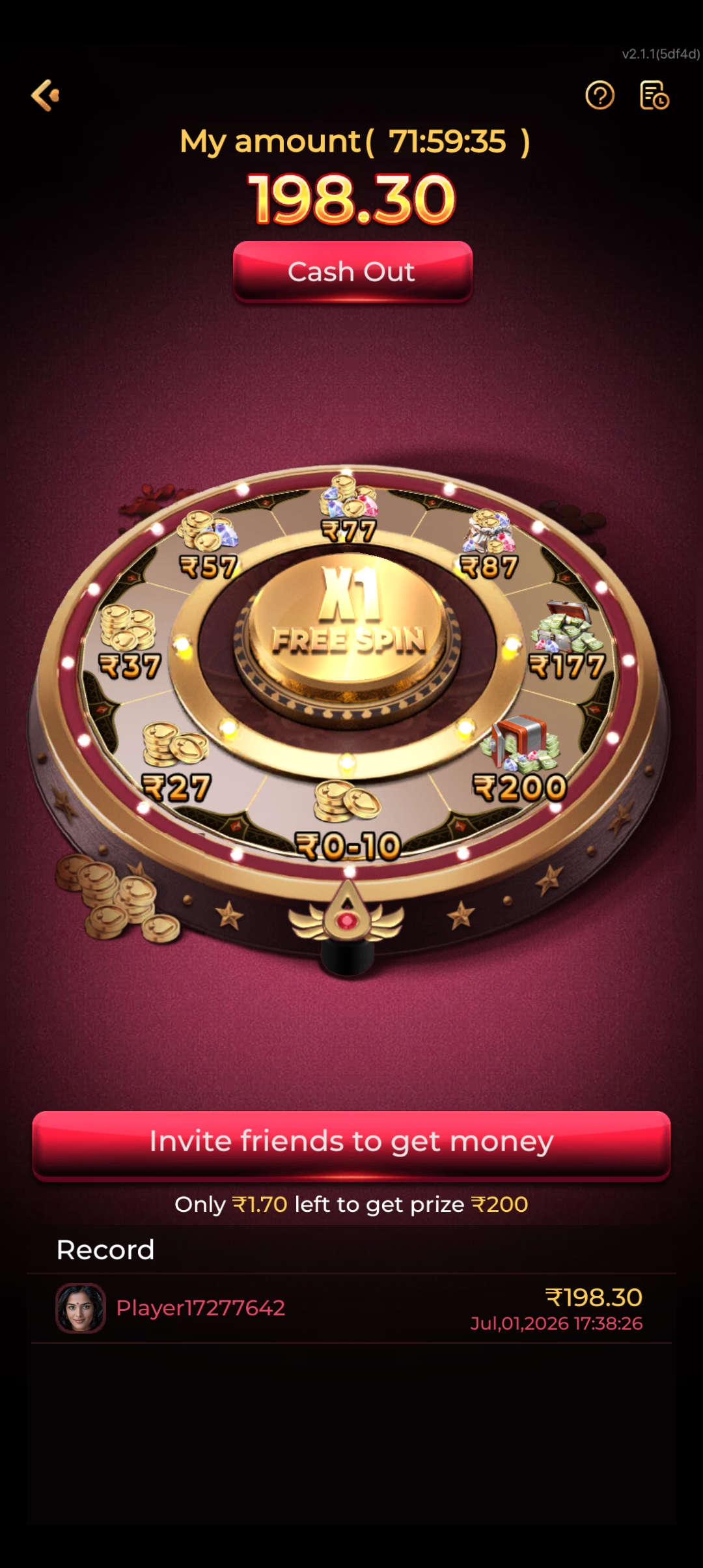 IW7GAME APK home screen dashboard latest version