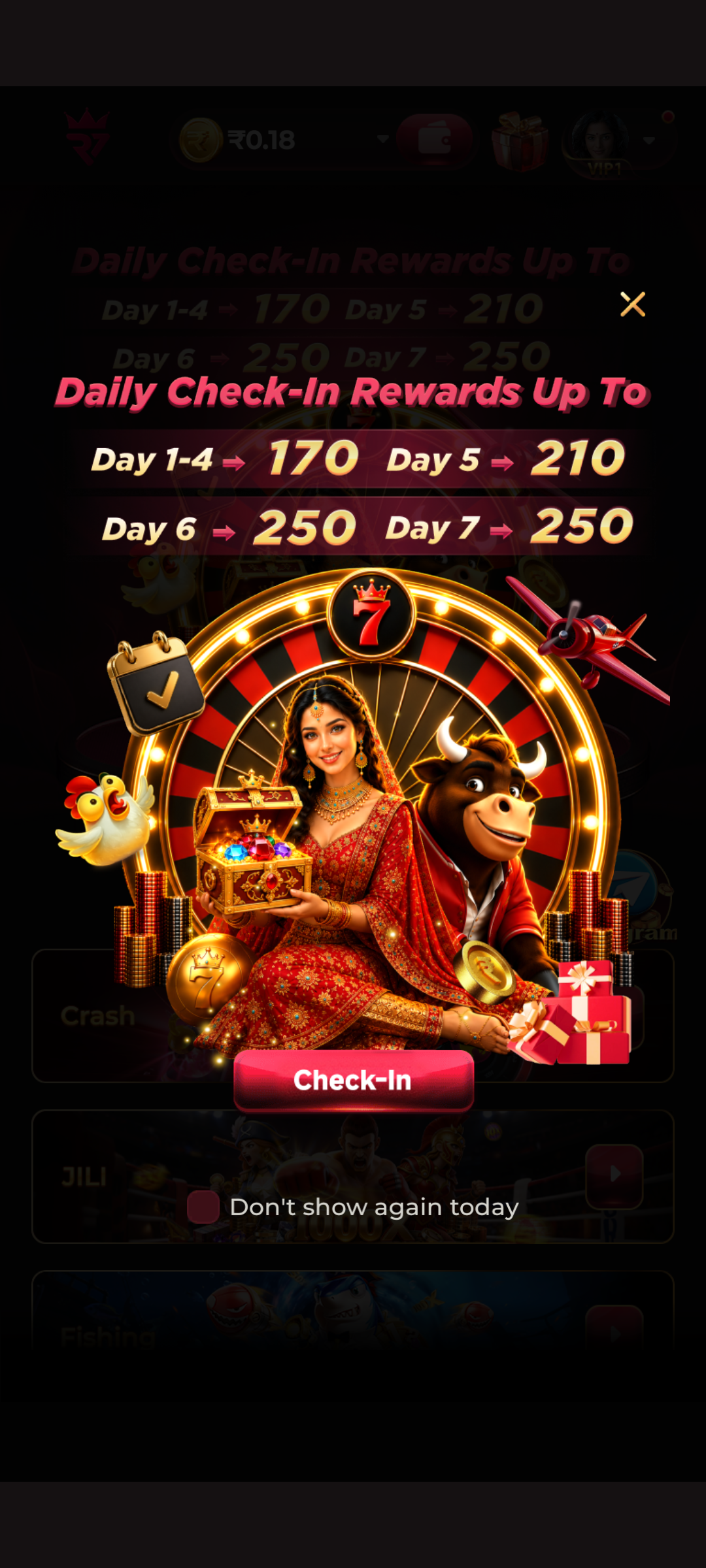 RAJA7 APK features interface and application settings