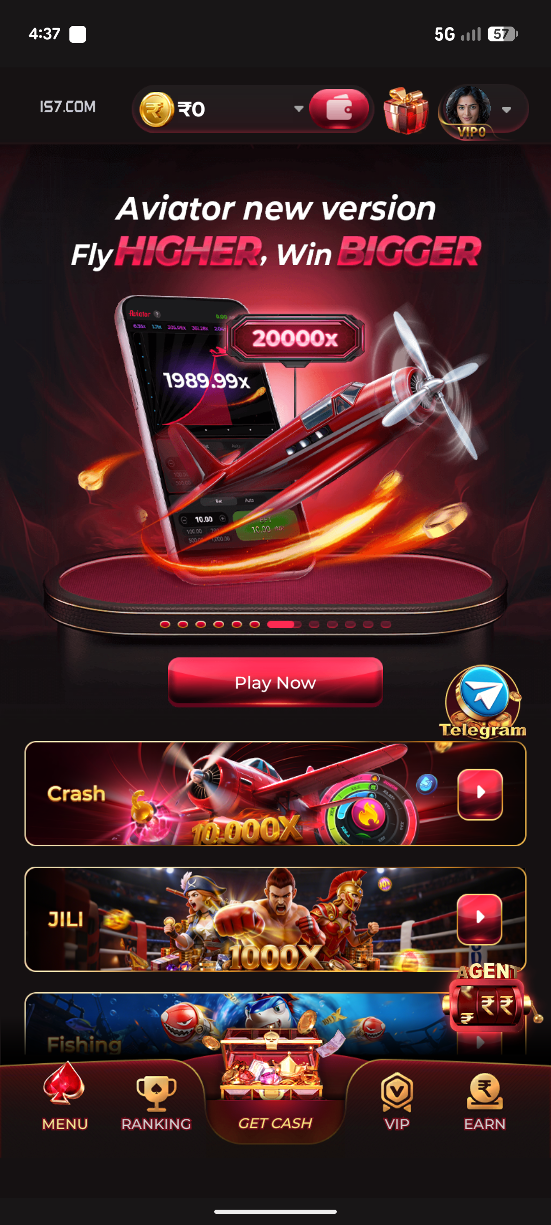 IS7 APK features interface Android application