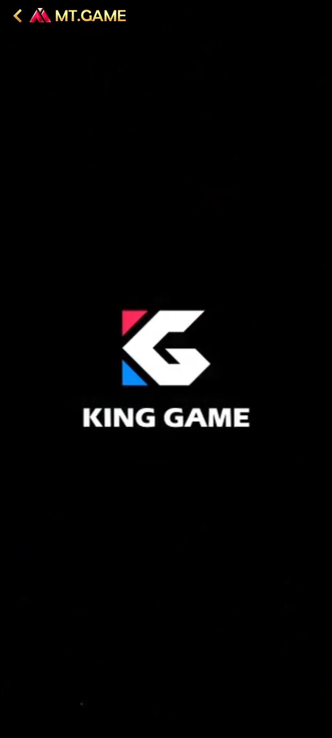 MTgame Android app interface and navigation menu